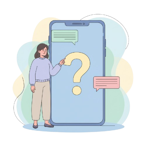 standing woman needing answers