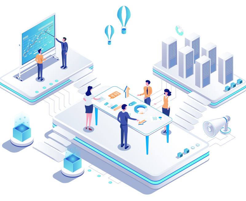 Genurion SEO GEO team planning illustration